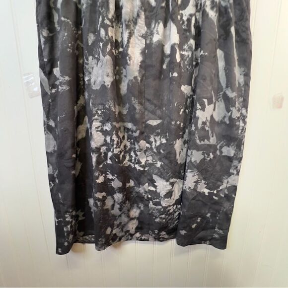 Nwt Size 16 Ann Taylor LOFT Gray Casual Fit & Flare Dress - Picture 5 of 15